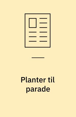 Planter til parade