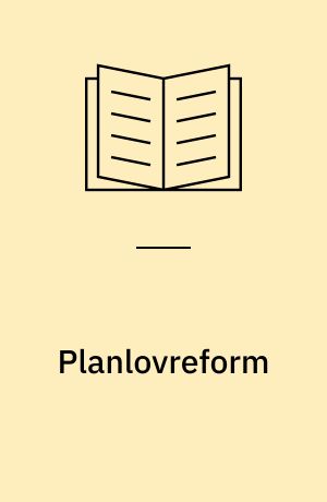 Planlovreform : byplanmøde i Århus 1972