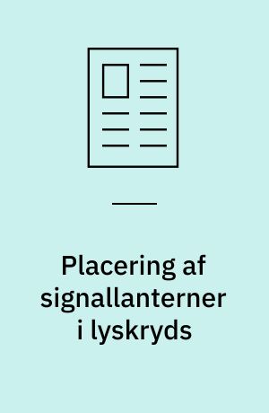 Placering af signallanterner i lyskryds