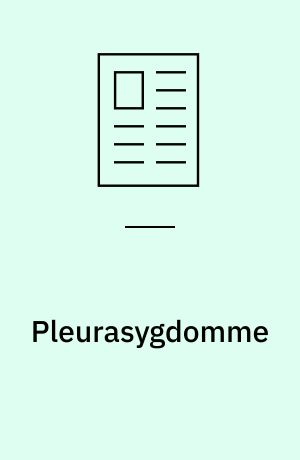 Pleurasygdomme