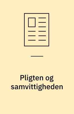 Pligten og samvittigheden