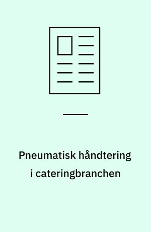 Pneumatisk håndtering i cateringbranchen : 15 bakker i minuttet har den australske del af Festo sørget for ved automatisering af færdigret-organisering til flypassagerer - baseret på fieldbussystemer m.m.