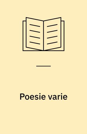 Poesie varie