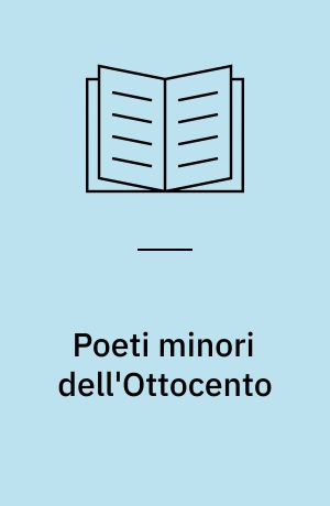 Poeti minori dell'Ottocento