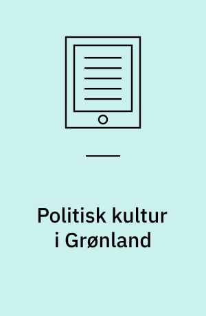 Politisk kultur i Grønland