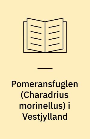 Pomeransfuglen (Charadrius morinellus) i Vestjylland