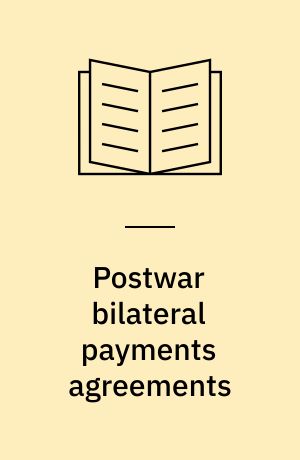 Postwar bilateral payments agreements