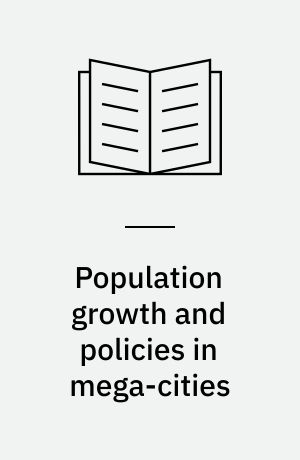 Population growth and policies in mega-cities : São Paulo