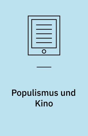 Populismus und Kino : Politische Repräsentation im Hollywood der 1930er Jahre