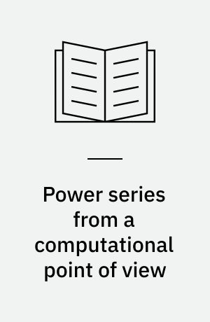 Power series from a computational point of view
