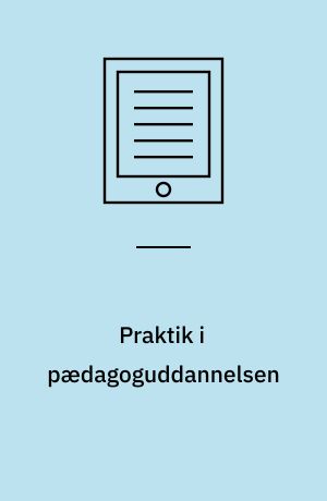 Praktik i pædagoguddannelsen