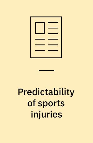 Predictability of sports injuries