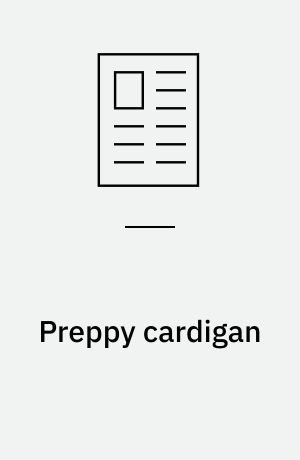 Preppy cardigan