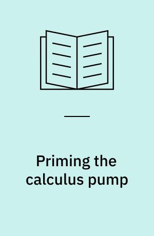 Priming the calculus pump : innovations and resources