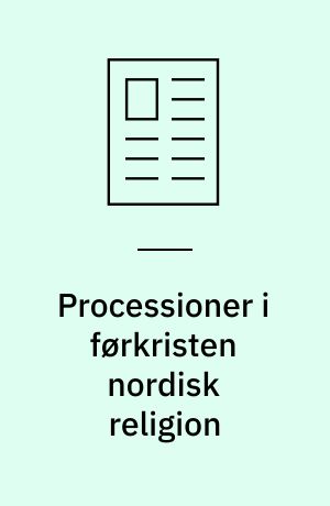 Processioner i førkristen nordisk religion