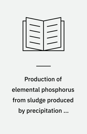 Production of elemental phosphorus from sludge produced by precipitation of municipal waste water with aluminum salts