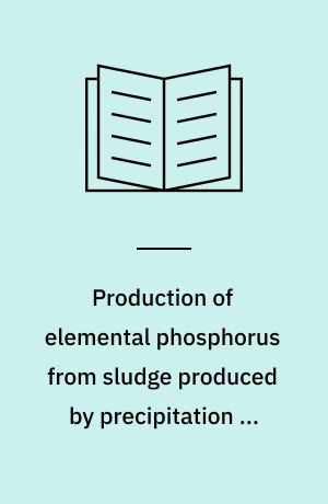 Production of elemental phosphorus from sludge produced by precipitation of municipal waste water with aluminum salts
