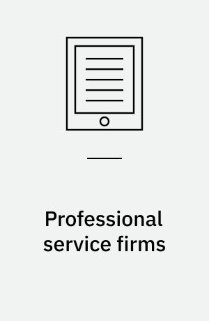 Professional service firms