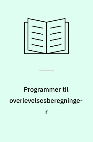 Programmer til overlevelsesberegninger