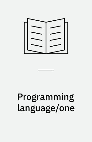 Programming language/one