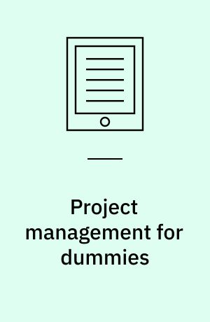 Project management for dummies