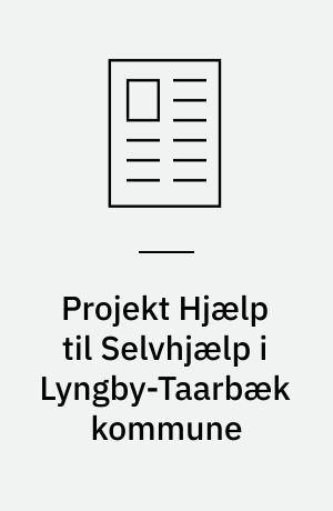 Projekt Hjælp til Selvhjælp i Lyngby-Taarbæk kommune