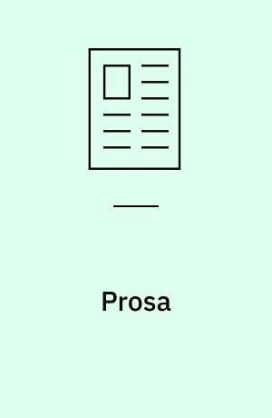 Prosa: Sire, je suis de l'autre pays (situation & portræt)