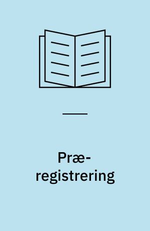 Præ-registrering
