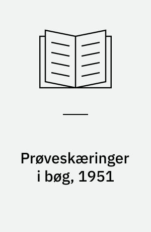 Prøveskæringer i bøg, 1951