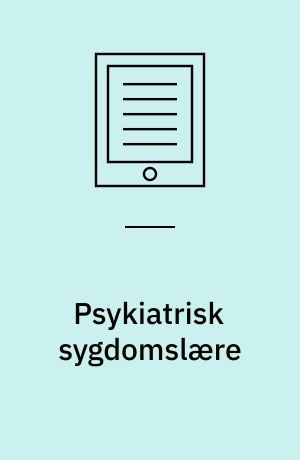 Psykiatrisk sygdomslære