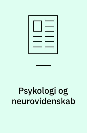 Psykologi og neurovidenskab