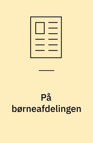 På børneafdelingen