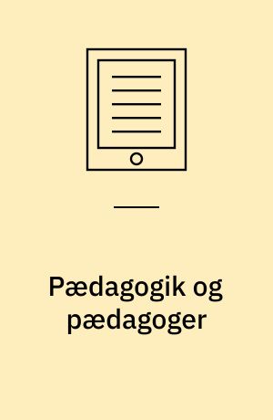 Pædagogik og pædagoger