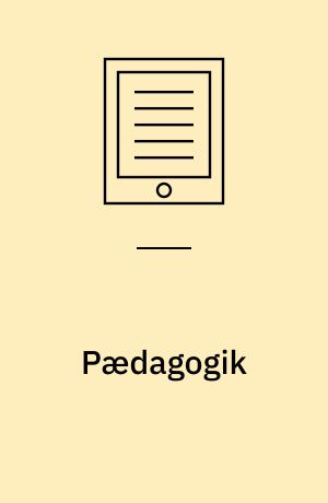 Pædagogik : pædagogisk assistent