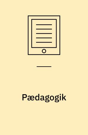 Pædagogik : pædagogisk assistent
