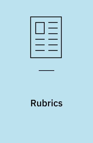 Rubrics : undervisning med forståelse som mål