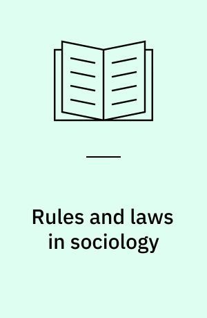 Rules and laws in sociology