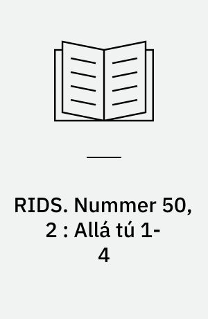 RIDS. Nummer 50, 2 : Allá tú 1-4 : appendix til kommunikation i fremmedsprogsundervisningen