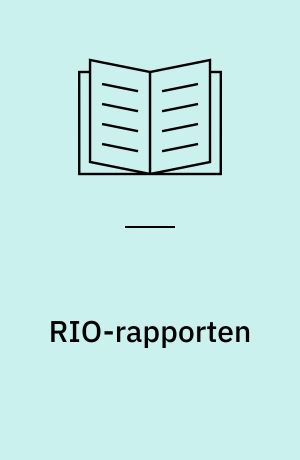 RIO-rapporten : en ny økonomisk verdensorden : Romklubbens 3. rapport