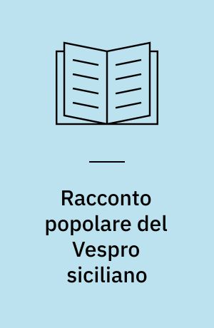 Racconto popolare del Vespro siciliano