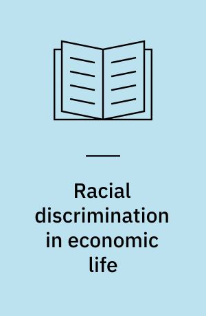 Racial discrimination in economic life