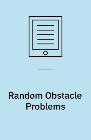 Random Obstacle Problems : École d'Été de Probabilités de Saint-Flour XLV - 2015