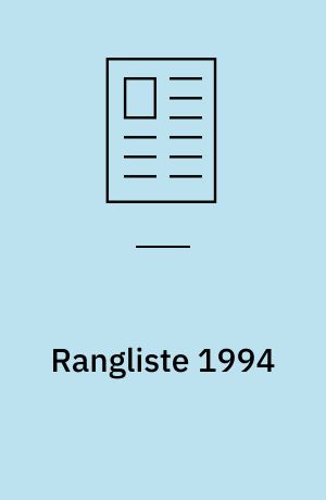 Rangliste 1994