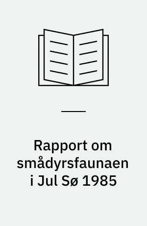 Rapport om smådyrsfaunaen i Jul Sø 1985