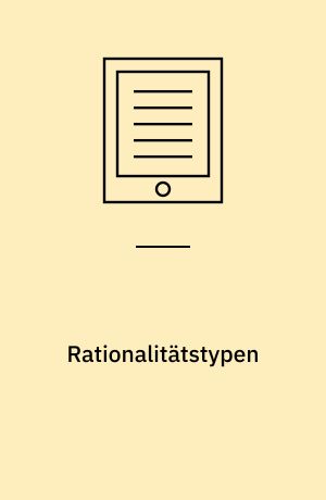 Rationalitätstypen : Schelers Formalismus" - Perspektiven und Wirkungen"