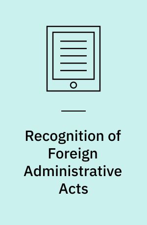 Recognition of Foreign Administrative Acts