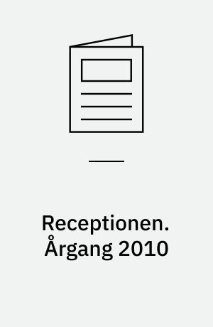 Receptionen : tillykke. Årgang 2010