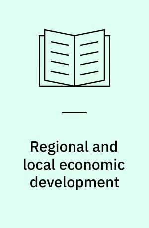 Regional and local economic development