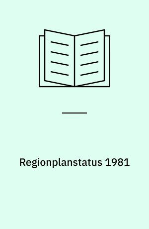 Regionplanstatus 1981