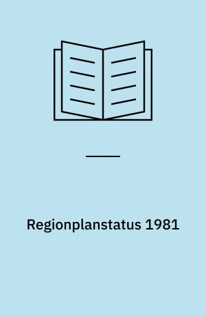 Regionplanstatus 1981